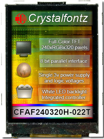 2,2" TFT-Farb-Modul, CFAF240320H-022T